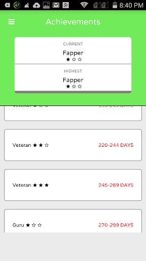 Fap Track - fapping tracker screenshot 5