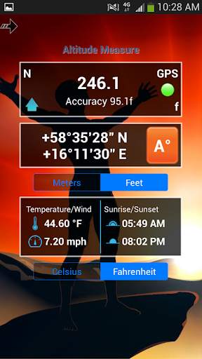 Altimeter GPS Calculator Lite screenshot 3