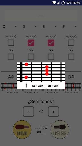Chords Transposer Free screenshot 2