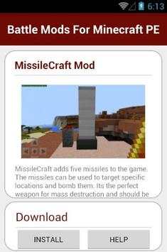 Battle Mods For Minecraft PE screenshot 3