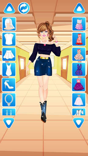 College Student Fashion Dress Up Game for girls screenshot 4