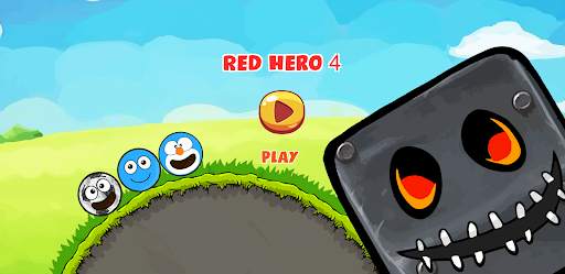 Red Hero 4 - red bounce ball 5 screenshot 1