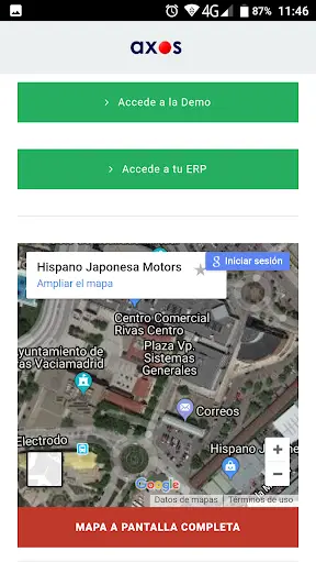 ERP Axos Visual screenshot 1