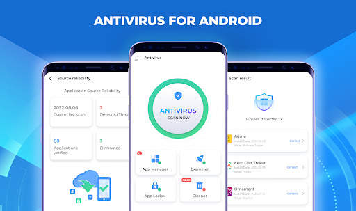 Antivirus: scan, clean - Vaku screenshot 1