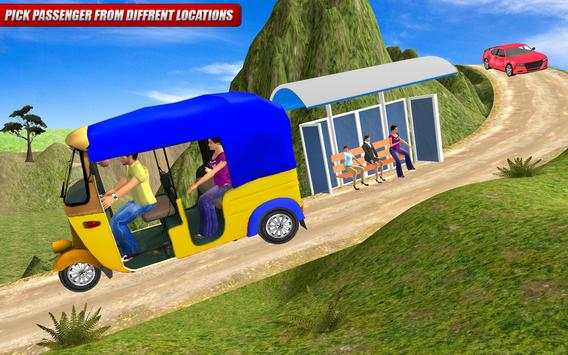 City Tuk Tuk Auto Rickshaw Taxi Driver 3D screenshot 2