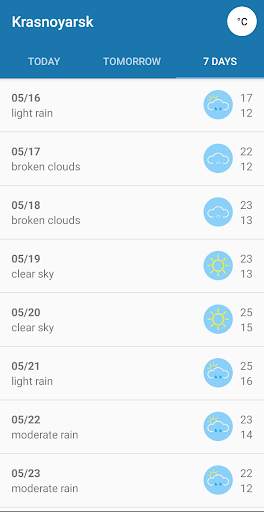 Weather screenshot 3