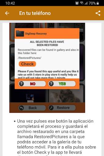 Cómo Recuperar Fotos, Vídeos y Archivos Borrados screenshot 5