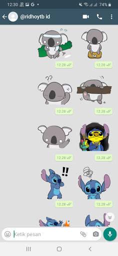 Stickers WA Koala Stitch For WAStickerApps screenshot 2