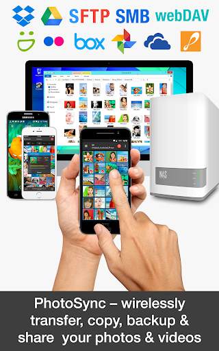 PhotoSync – transfer and backup photos & videos 1 تصوير الشاشة