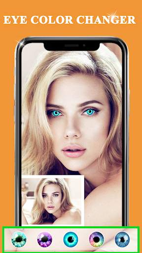 eye color changer -face makeup screenshot 1