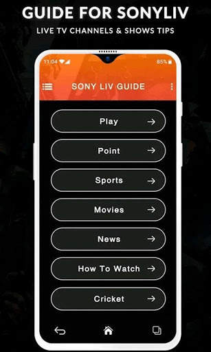 SonyLiv - Live TV Shows and Movies Tips screenshot 2