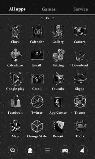 DEATH METAL GO Launcher Theme screenshot 4