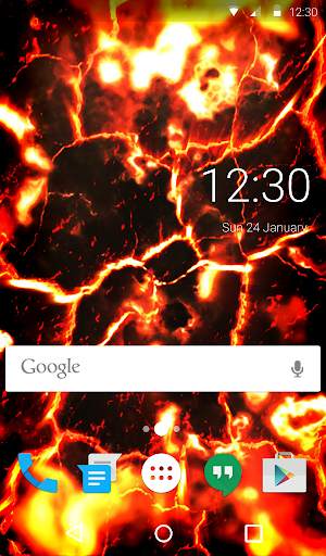 Volcano Live Wallpaper Theme screenshot 6