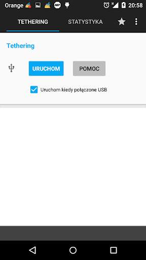 USB tethering screenshot 1
