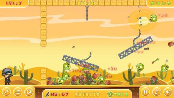 Zombie Shooter Platform screenshot 1