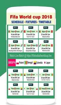 FIFA World Cup 2018 Time Table скриншот 4