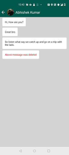 Delete For Everyone Message Recovery for Whatsapp screenshot 3