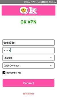 OK VPN screenshot 1