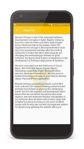Renown Infosys screenshot 5