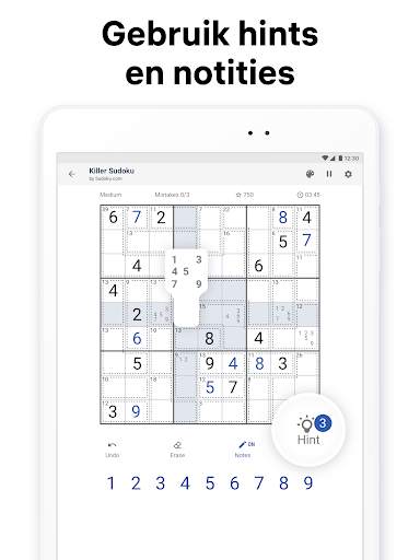 Killer sudoku van Sudoku.com screenshot 15