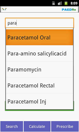Kids Drug Dosage Calc - PaedRx screenshot 1