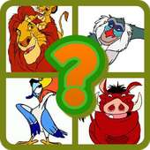 Guess The Lion King Character logo