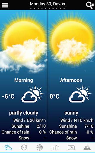 Weather for Switzerland screenshot 1