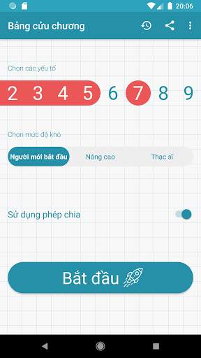 Bảng cửu chương screenshot 1