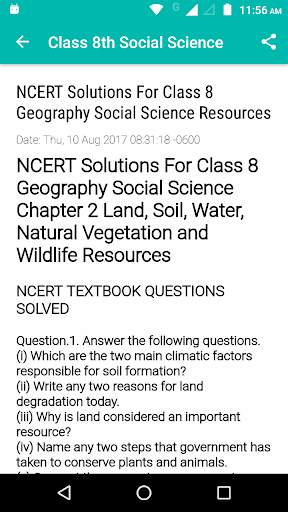 Social Science Class 8 скриншот 2
