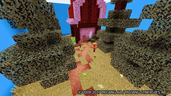 Find the Button Minecraft Map screenshot 1