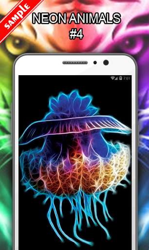 Neon Animals Wallpaper screenshot 5