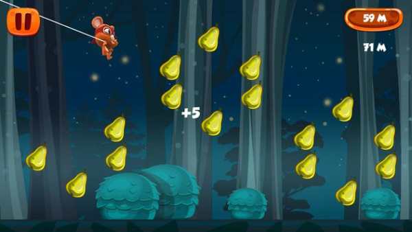 Flying with Rope Bear Game screenshot 3