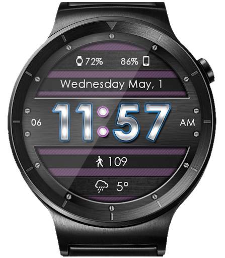 Metallic Mesh HD WatchFace Widget & Live Wallpaper screenshot 18