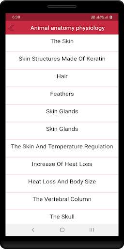 Animal anatomy physiology screenshot 2