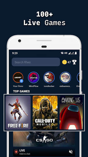 Rheo - Game Livestream, Live Chat, Clips, Esports screenshot 6