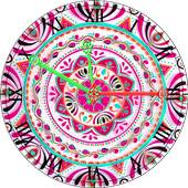 Pongal Rangoli Clock 1.11