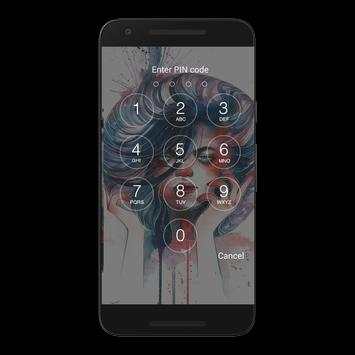 Girl Lock screen screenshot 4