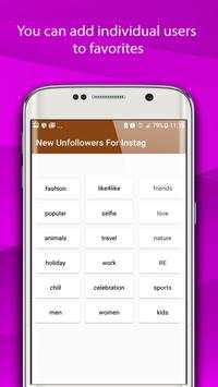 Unfollowers for Instagram, Tool 2 تصوير الشاشة