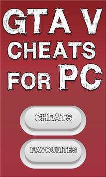 Cheats for GTA V PC screenshot 1