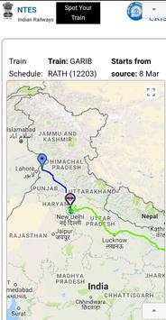 Live Train Status Enquiry Indian Railway on Map screenshot 6