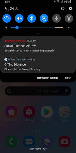 Offline Distance - A Social Distancing App screenshot 6