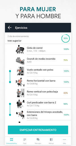 Fitness Ejercicios en casa screenshot 3