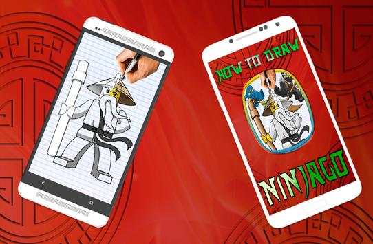 How to draw Lego Ninjago characters screenshot 1