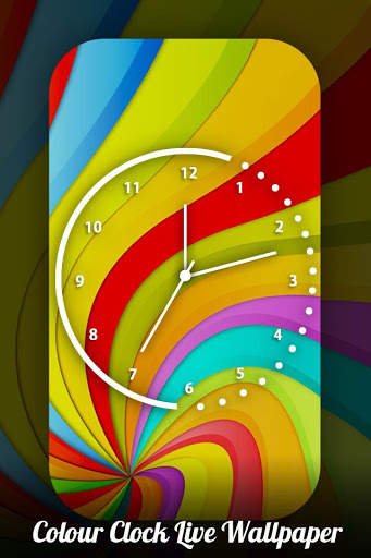 Color Clock Live Wallpaper screenshot 4