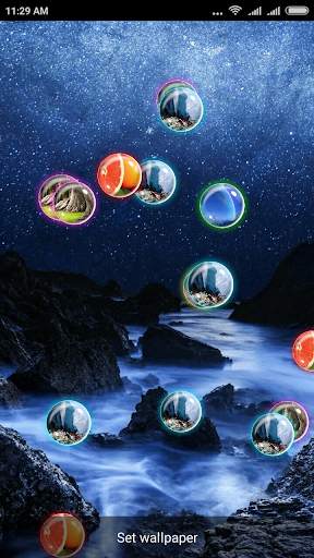 Photo Bubbles Live Wallpaper screenshot 3