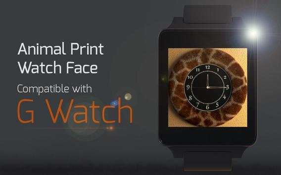 Animal Print Watch Face screenshot 5