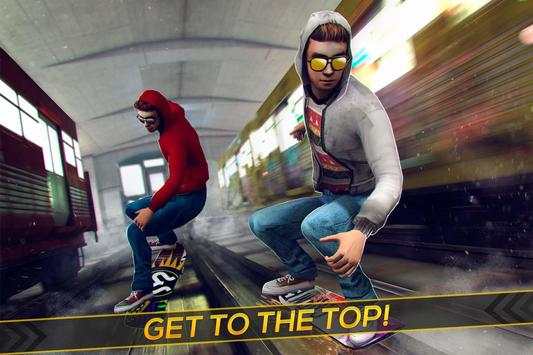 Subway Skateboard Ride Tricks screenshot 1