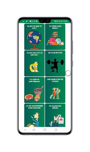 Dialogues français audio screenshot 2