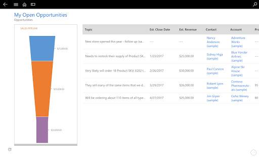 Dynamics 365 for Tablets 2 تصوير الشاشة