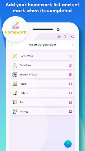 MySchedule: School Planner, Homework & Timetable скриншот 4